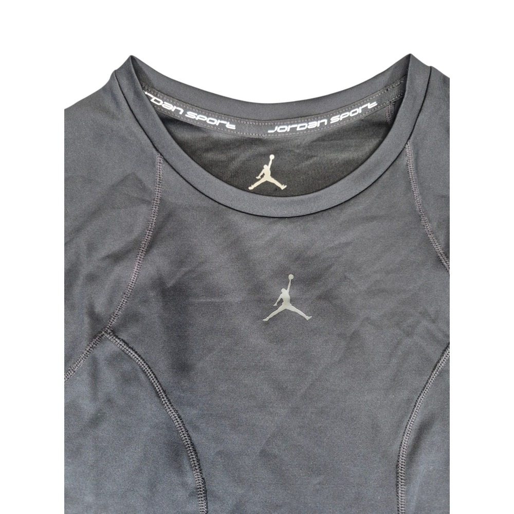 Jordan Sport Womens Dri-FIT Long Sleeve Training Top Black FN5110-010 Size L NWT - Picture 3 of 7